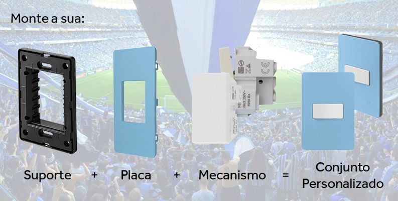 Tomada e Interruptor Grêmio Gremista Tomada e Interruptor Grêmio Gremista